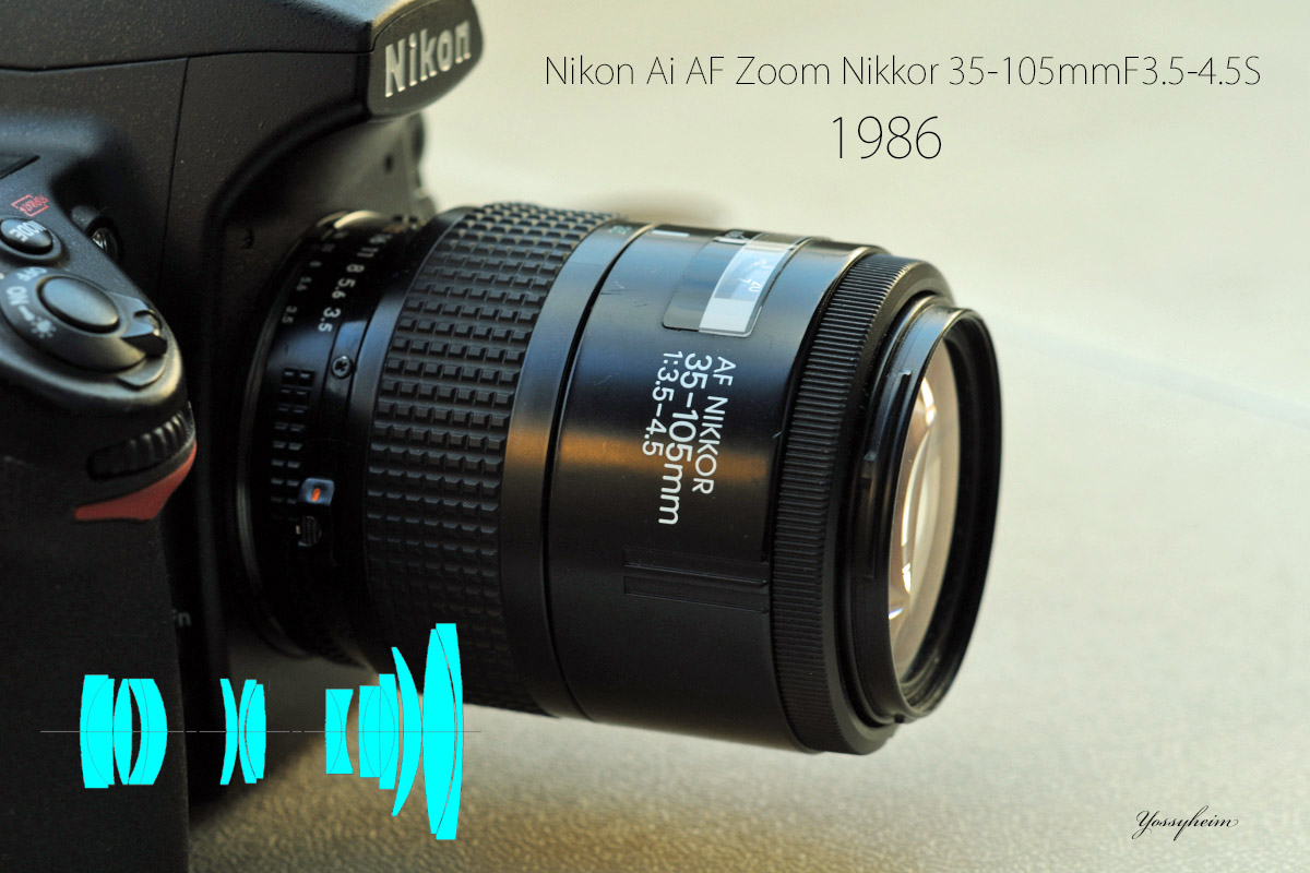 ニコン「AiAF Zoom Nikkor 35-105mm F3.5-4.5S」分解・清掃・作例