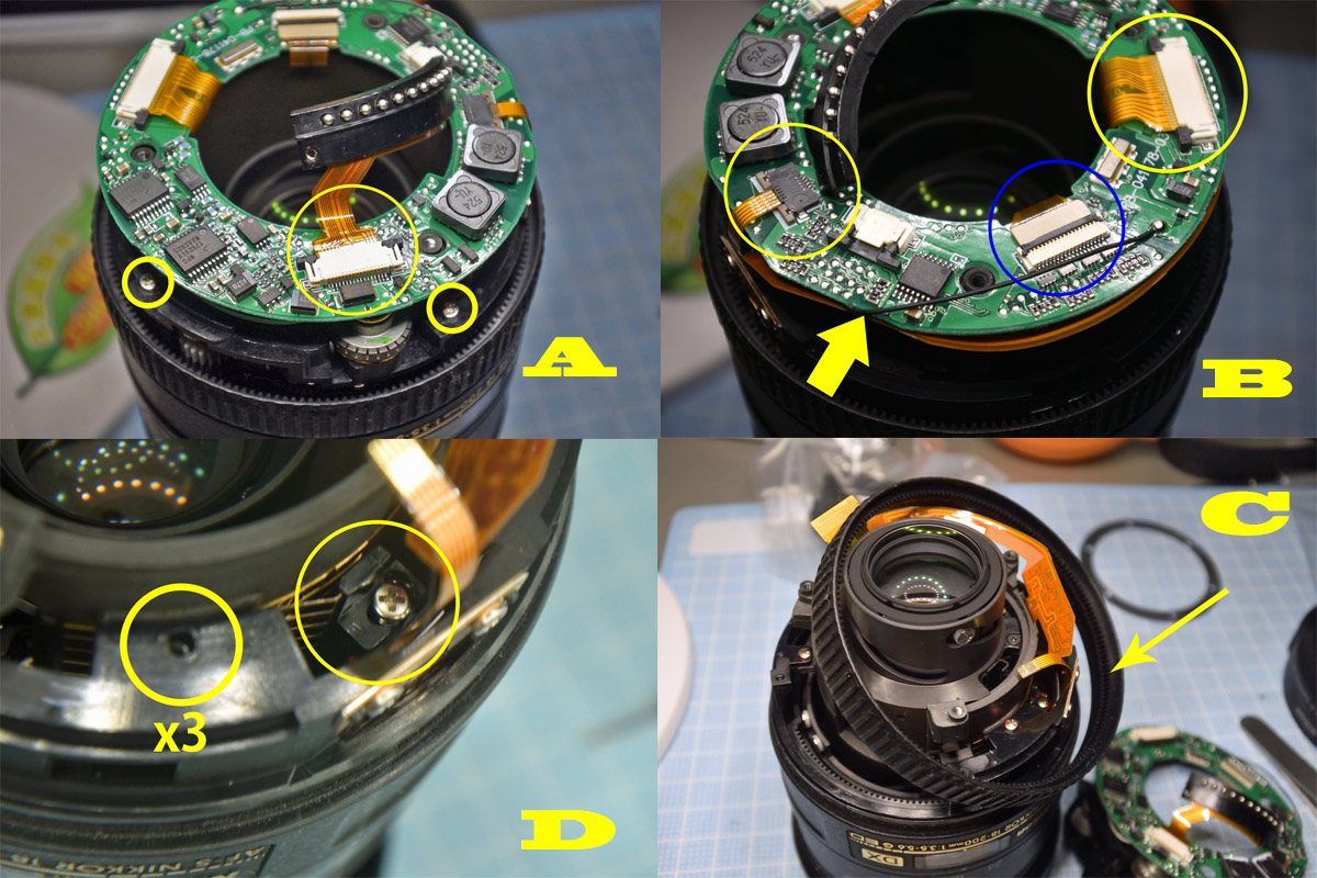 ニコン「AF-S DX VR Zoom-Nikkor 18-200mm f/3.5-5.6G IF-ED」を分解 