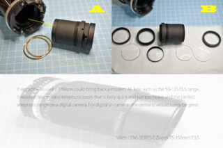 NEAR MINT/Cap]Nikon Ai-s Ais Nikkor Series E Zoom 75-150mm f3.5 Lens