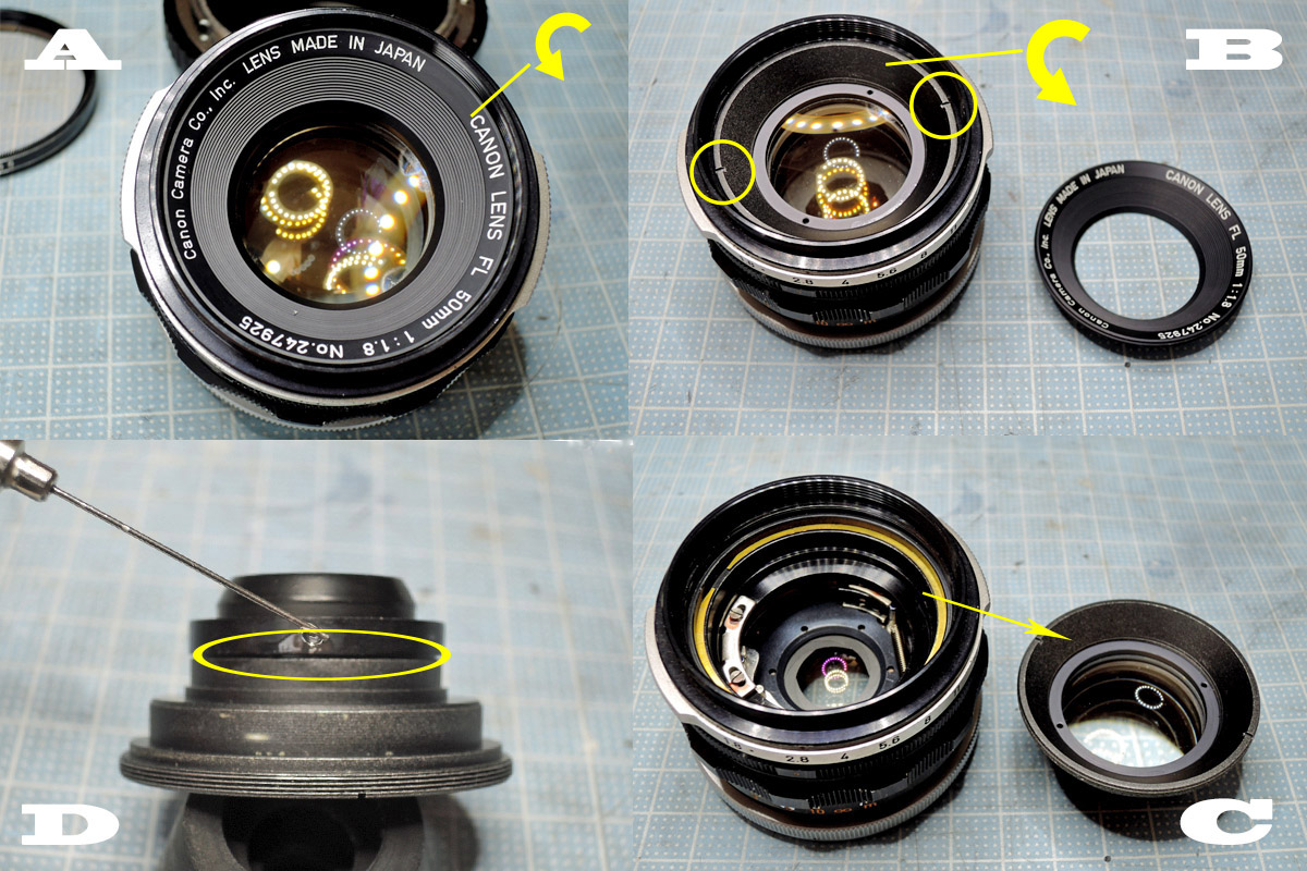 キャノン「FL50mm F1.8 I型(前期型)」分解清掃・作例・新旧比較 