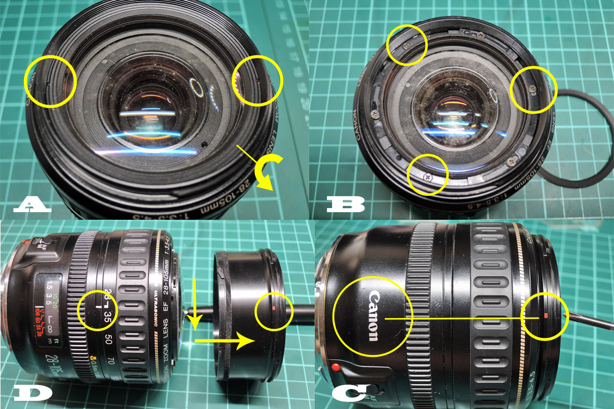 キャノン「EF28-105mm F3.5-4.5 USM」分解清掃・作例 | ヨッシーハイム