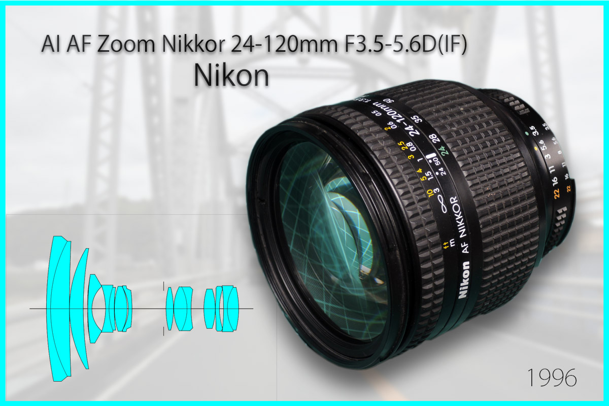 ニコン「AI AF Zoom Nikkor 24-120mm F3.5-5.6D(IF)」分解清掃・作例